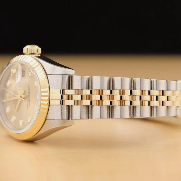 New Rolex 18kt Gold Diamond Factory Diamond Watch main image 7